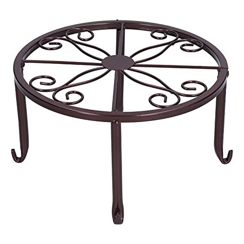EINZIGE SCHICHT EISEN BLUME POT RACK REGELF FÜR BALKON WOHNZIMMER (Bronze) von LIYJTK