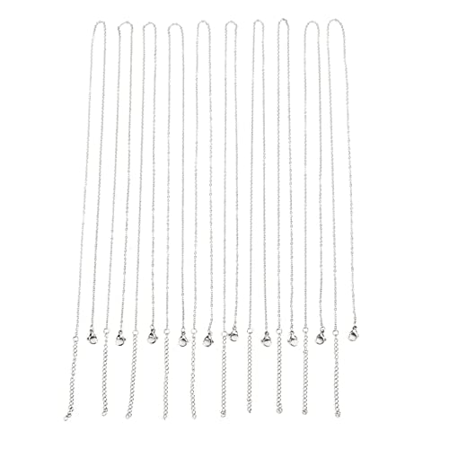Edelstahl Halskette Kette glänzend Kreuz O Kette 10 Teile Pack Stahl -Schlangekette von LIYJTK