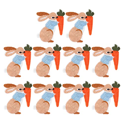 Eisenflecken Hasenmuster Ostern Themenstil DIY Herstellen Polyester Material Stoff Dekoration Vorräte für Kleidung Eisenflecken Hasenmuster Ostern Themenstil DIY Herstellen Polyester Material Stoff Dekoration Vorräte für Kleidung von LIYJTK
