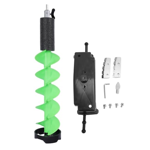 Eisschnecken Nylon schnurloser elektrischer Bohrer Bithaltbares Winterwerkzeug 6 -Zoll -Durchmesser 29 Zoll Länge Eisschnecken Nylon schnurloser elektrischer Bohrer Bithaltbares Winterwerkzeug 6 -Zoll -Durchmesser 29 Zoll Länge von LIYJTK