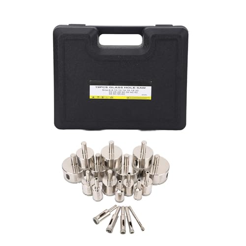 Fliesenlochbohrer Bit Set Haltbares Hochleistungsbohrer für Fliesen Marmorglas Nass trockenes Schneiden Fliesenlochbohrer Bit Set Haltbares Hochleistungsbohrer für Fliesen Marmorglas Nass trockenes Schneiden von LIYJTK