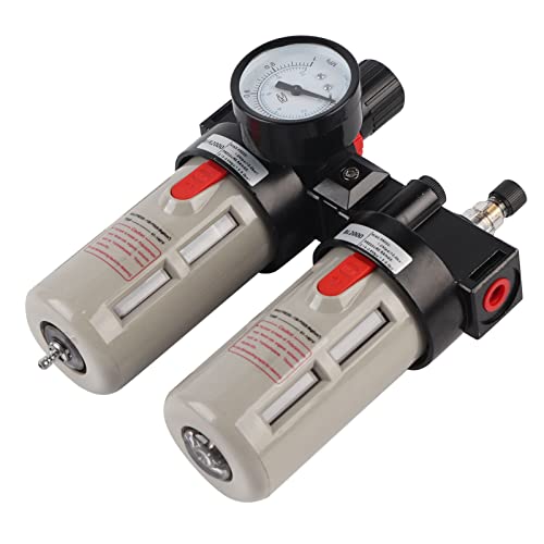 G1/4 -Luftdruckkompressorfilter Effizienter Trapöl -Wasserregler -Kit für Druckluftwerkzeuge Aluminiumlegierung G1/4 -Luftdruckkompressorfilter Effizienter Trapöl -Wasserregler -Kit für Druckluftwerkzeuge Aluminiumlegierung von LIYJTK