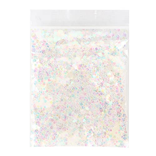 Glitzer Konfetti weiße Haustierfarbe Runde Hollow Sky Make -up Handwerk Geschenke für Nagelkunstdekoration Glitzer Konfetti weiße Haustierfarbe Runde Hollow Sky Make -up Handwerk Geschenke für Nagelkunstdekoration von LIYJTK