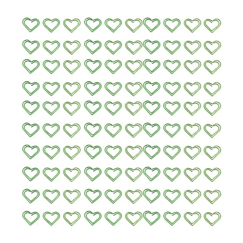 Grüne Büroklammern in Herzform, langlebig und niedlich für Scrapbooking in Schule und Büro. Grüne Büroklammern in Herzform, langlebig und niedlich für Scrapbooking in Schule und Büro. von LIYJTK