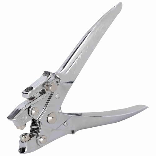 Handheld-Loch-Punch 1 Loch Punch 30 Blech Einglanzloch Puncher zum Binden von Dokumenten A4 Stally Struktur Anti-Schlupf-Grip von LIYJTK