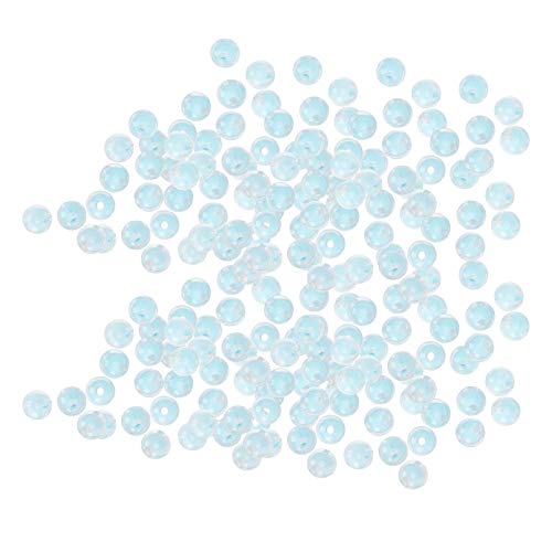 Harzglänzende Perlen handgefertigte DIY -Schmuck 500g Perlenzubehör 8mm (Glänzend blau) von LIYJTK