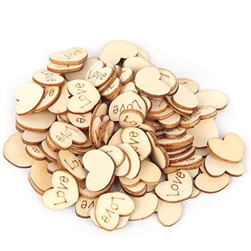 Herzform Holzknopf Handwerk DIY Hochzeits Geburtstagsfeier Dekoration Accessoires 300pcs Herzform Holzknopf Handwerk DIY Hochzeits Geburtstagsfeier Dekoration Accessoires 300pcs von LIYJTK