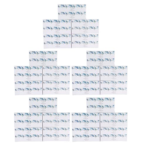 Hochzeitsflaschen Beschriftungen Blumenpapier für Hochzeitsfeier (Blau) von LIYJTK
