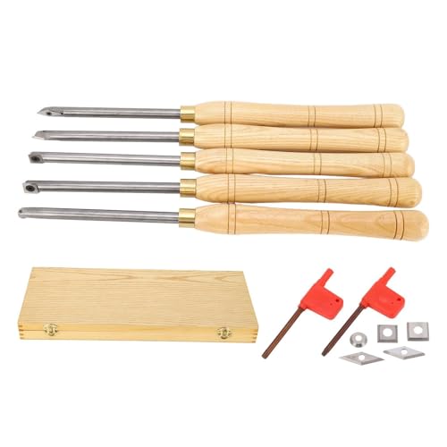 Holzbearbeitung Drehmaschine Handheld Drehwerkzeugkit Glattes Schneiden Ergebnisse ideal für Holzbearbeitung Enthusiasten von LIYJTK