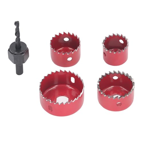 Holzbearbeitungslochsägen Kit M42 Stahlschneider Lochschneider Aluminium Holz Plastik 4pcs Bohrer Holzbearbeitungslochsägen Kit M42 Stahlschneider Lochschneider Aluminium Holz Plastik 4pcs Bohrer von LIYJTK