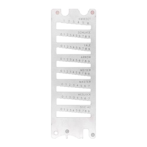 Key Decoder Federstahl hohe Genauigkeit tragbarer Multifunktional 8 in 1 Schlüssel für Schlosser Key Decoder Federstahl hohe Genauigkeit tragbarer Multifunktional 8 in 1 Schlüssel für Schlosser von LIYJTK