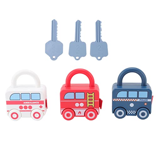 Kinder lernen Schlösser schleppensable Autoform das Lernschloss von Kindern mit wichtigem Puzzle Early Education Toy Boy Girl von LIYJTK