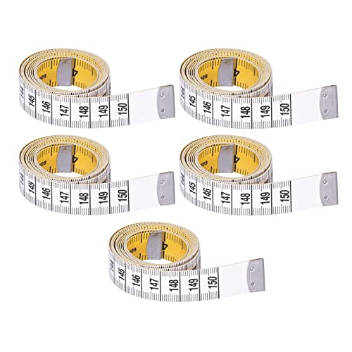 Klebeband messen doppelseitig Zoll -Zollband Messen Sie weiche flexible, klare Absolventen gelb Weiß für das Nähen von Handwerk und Körpermessungen Klebeband messen doppelseitig Zoll -Zollband Messen Sie weiche flexible, klare Absolventen gelb Weiß für das Nähen von Handwerk und Körpermessungen von LIYJTK