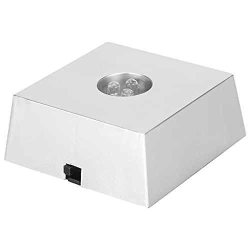LED Light Basis Display Ständer Kristallhalter Buntes Trapezoidal -Licht -Basisdisplay für Glaspuppen Schmuckpuppen runde Objekte von LIYJTK