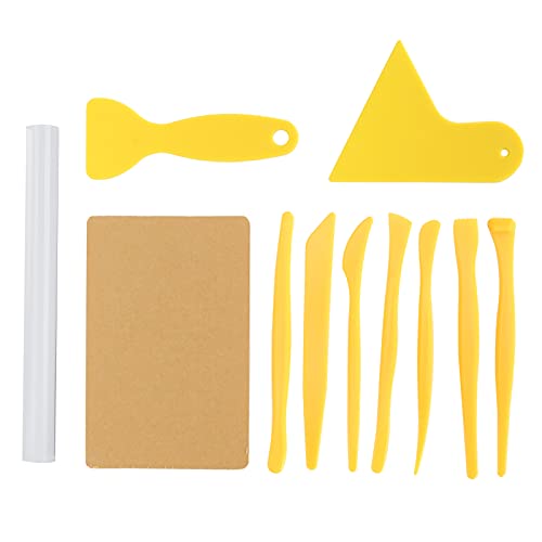 LIYJTK 11pcs Tonwerkzeuge Acrylschlammstabschnitzer Schaberhandwerk für Kinder DIY Keramikhandwerk von LIYJTK