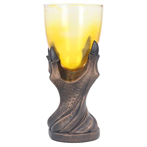 LIYJTK 3D Realistische Schädelklauenglas Goblet einzigartige stilvolle hygienische Weintrinkbecher für Party Bar Halloween von LIYJTK