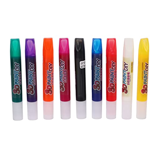 LIYJTK 9 Pcs Wasser Basierend Färbung Stift Flüssigkeit Harz 9 Farben Marker DIY Acryl Lesezeichen Färbung Kinder LIYJTK 9 Pcs Wasser Basierend Färbung Stift Flüssigkeit Harz 9 Farben Marker DIY Acryl Lesezeichen Färbung Kinder von LIYJTK