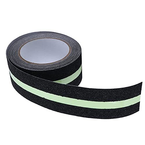 LIYJTK Frosted Antiskid Tape High Viskosity Luminous Aufkleber Notfallsicherheit Treppe Wand PVC Grip Tape für Außenlichtschalter, Treppe - 5m/196,8 Zoll LIYJTK Frosted Antiskid Tape High Viskosity Luminous Aufkleber Notfallsicherheit Treppe Wand PVC Grip Tape für Außenlichtschalter, Treppe - 5m/196,8 Zoll von LIYJTK