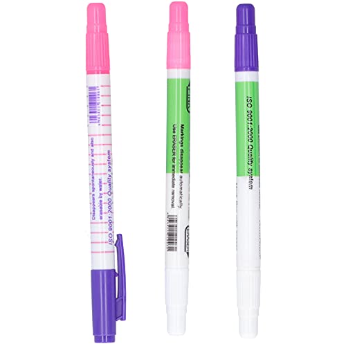 LIYJTK Kleidungsmarkierungsstift doppelköpfige farbenfrohe wasserlösliche Marker für verschiedene Oberflächen LIYJTK Kleidungsmarkierungsstift doppelköpfige farbenfrohe wasserlösliche Marker für verschiedene Oberflächen von LIYJTK