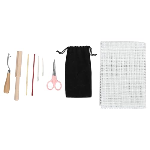 LIYJTK Knüpfhaken-Werkzeuge, Häkelnadel, Haken, Mehrzweck-Knüpfhaken, Häkeln, DIY-Handwerk, Teppich-Stickerei-Set für Zuhause (Set 6) von LIYJTK