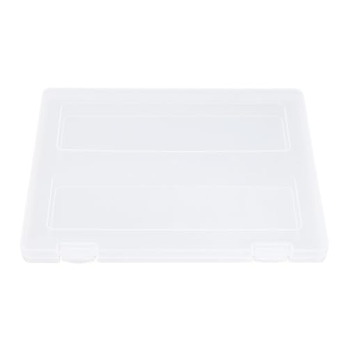 LIYJTK Löschen Sie den Dokumentenlagerfall transparente Plastikdatei -Speicherbox Secure Schnallenschloss für Home Office -Klassenzimmer (A4) von LIYJTK