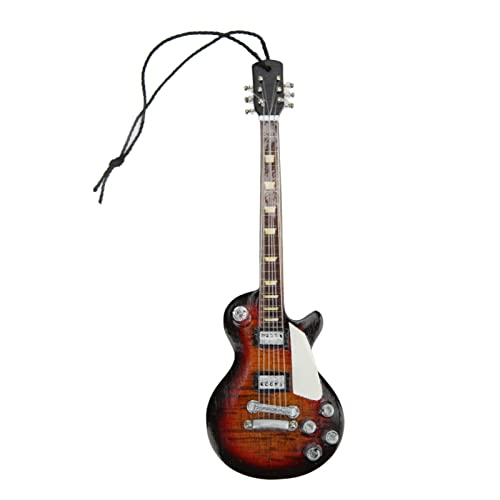 LIYJTK Miniaturgradientenfarbe Holz Getreide Gitarrenmodell Dekorative Anhänger Showcase von LIYJTK
