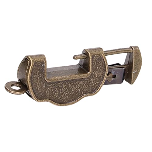 LIYJTK Old Box Lock Retro Design einzigartiges Erscheinungsbild charmante Dekoration für Schmuckschachtel Messing von LIYJTK