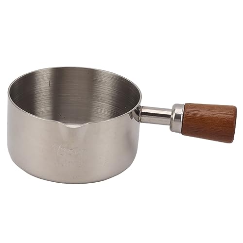 LIYJTK Sauce Tasse Edelstahl Sauce Tasse mit Griff zum Kochen von Bankettpicknick (Silber) von LIYJTK