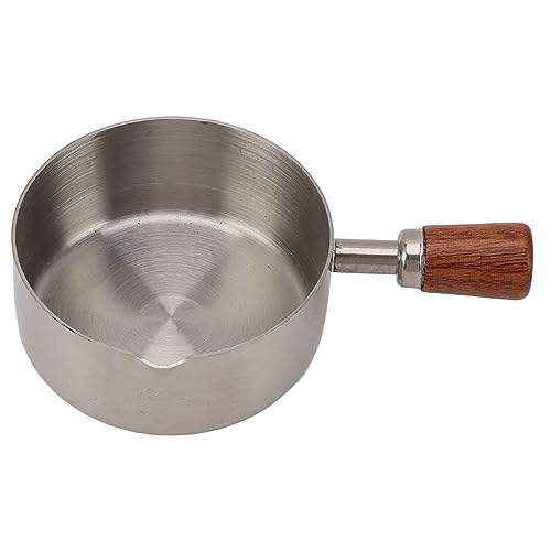 LIYJTK Sauce Tasse Edelstahl Sauce Tasse mit Griff zum Kochen von Bankettpicknick (Silber) von LIYJTK