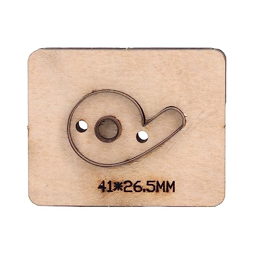 Leder Metall Schneiddatum DIY Stamping Stanze Schnitt Formelleglegierstahl Birken Handwerk Accessoires Nummer 6 Form Form von LIYJTK