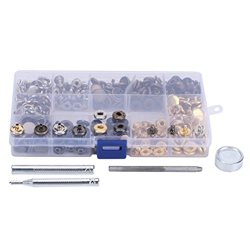 Lederknopf Schnappverschluss Kit hochwertiges Messingmaterial geeignet zum Nähen von DIY-Kleidungsreparaturen Lederknopf Schnappverschluss Kit hochwertiges Messingmaterial geeignet zum Nähen von DIY-Kleidungsreparaturen von LIYJTK