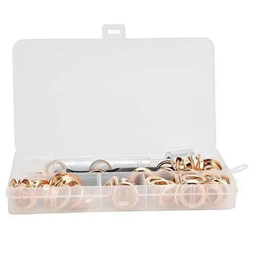 Messing -Trommetenzeletten Set 50 PCS -Nähinstallationskit 12 mm für verschiedene Kleidungsstücke von LIYJTK