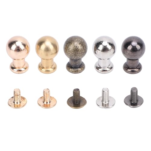 Metallzink -Legierungs -Knopfschraubenstollen langlebige feste Nieten für Ledercraft Declaftations Accessoires Metallzink -Legierungs -Knopfschraubenstollen langlebige feste Nieten für Ledercraft Declaftations Accessoires von LIYJTK