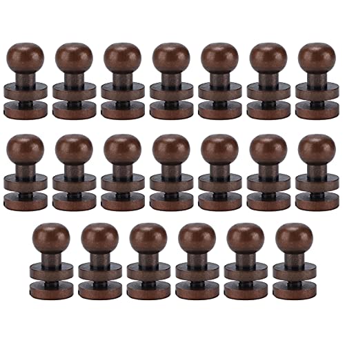 Mönch Nieten rote Bronze Runde Kopfschuh Schrauben Nägel Gepäck Schmuckhardwarezubehör (8x7mm) von LIYJTK