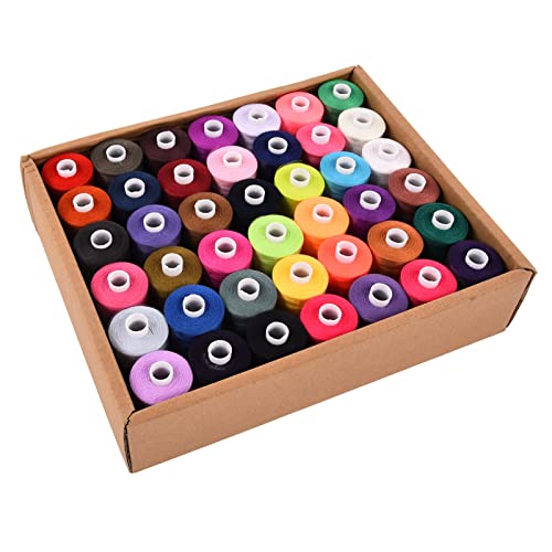 NÄHEN VON THREADEN POLYESTER 1000 YARDS 42 FARBEN EMBROIDERIE SPOOLS KIT EFFIZIENTE NÄHE HAUSHALTS DIY NÄHEN VON THREADEN POLYESTER 1000 YARDS 42 FARBEN EMBROIDERIE SPOOLS KIT EFFIZIENTE NÄHE HAUSHALTS DIY von LIYJTK