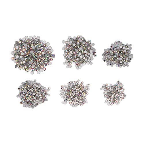 Nagelkunst Strasssteine AB Clear Crystal Kit DIY Dekoration Universal Glass Stoff von LIYJTK