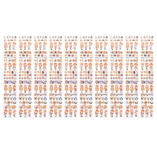 Netter Zentner Tape Sharing Sticker Cartoon für Kalender (Der Herbstwindrost) von LIYJTK