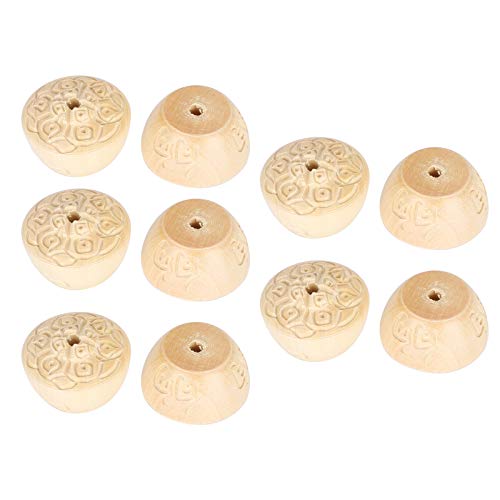 Pfirsichholz -geschnitzte Accessoires Ornamente für DIY -Bastelgebäude und Geschenke von LIYJTK