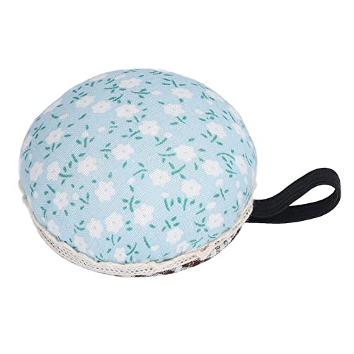 Polster kissen Weiche Bequeme elastische Armbänder Design Leichtes tragbares Näh zubehör für Kinder (Blauer weißer Blumendruck) von LIYJTK