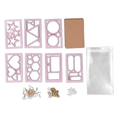 Polymer -Tonschneider 7 geometrische Formen DIY -Handwerk Ohrring Making -Kit mit Ohrhakensprungringen Polymer -Tonschneider 7 geometrische Formen DIY -Handwerk Ohrring Making -Kit mit Ohrhakensprungringen von LIYJTK