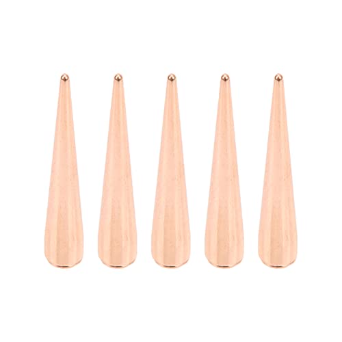 Punk -Kegel Spikes Bolzen Roségold feine Verarbeitung für Lederhandwerkstaschen Hundekragen Punk -Kegel Spikes Bolzen Roségold feine Verarbeitung für Lederhandwerkstaschen Hundekragen von LIYJTK