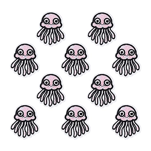 Quallen-Stickerei-Stoffaufkleber, selbstklebendes Klebeband, Kleidungszubehör von LIYJTK