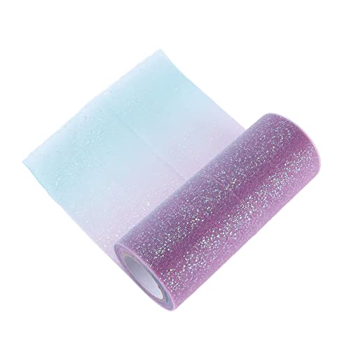 Regenbogen Glitzer Tüll Flexible exquisite praktische Hochzeitsfeierdekoration (Ein bisschen tiefer in Rot, Blau und Lila) von LIYJTK