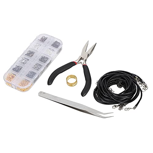 Schmuckzubehör Makler Kit Professionelle Zange Ring Pinzette Wachs Seil Klasze Set für DIY Craft Birthday Party Schmuckzubehör Makler Kit Professionelle Zange Ring Pinzette Wachs Seil Klasze Set für DIY Craft Birthday Party von LIYJTK