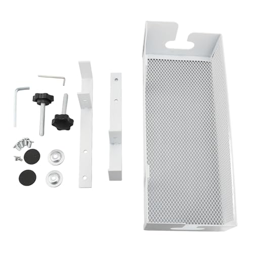 Schreibtisch Kabelverwaltung Tablett Mesh Schreibtisch Kabelverwaltungskasten Klemme Halterung Schreibtisch Organizer Büro Haus weiß weiß von LIYJTK