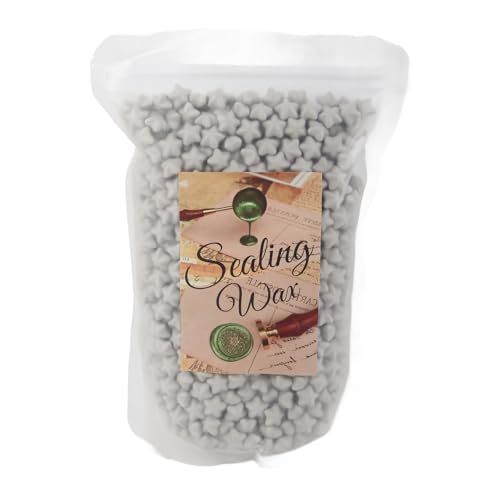 Star Wachs Perlen Versiegelungsstempelwachs Hochzeitseinladungen Umschläge 500g (Beige) von LIYJTK