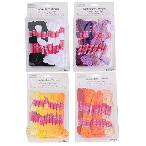 Stickerei FLOSS Multicolor DIY -Handwerksfaden für Kreuzstichliebhaber Stickerei FLOSS Multicolor DIY -Handwerksfaden für Kreuzstichliebhaber von LIYJTK