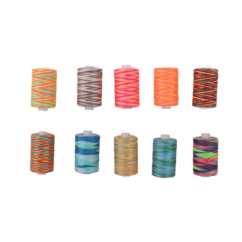 Stickmaschinenfaden haltbarer Verschleiß resistant Polyester varigiert 402 Nähfaden für verschiedene Projekte Stickmaschinenfaden haltbarer Verschleiß resistant Polyester varigiert 402 Nähfaden für verschiedene Projekte von LIYJTK