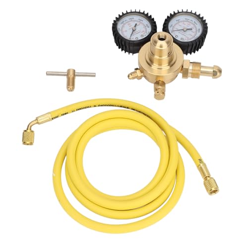 Stickstoff -Druckmessgerät -Regler -Testkit -Messing -Einlass -ssverbindung mit 200 cm -Schlauch zum Schweißen des Laborblasens zum Schweißen Stickstoff -Druckmessgerät -Regler -Testkit -Messing -Einlass -ssverbindung mit 200 cm -Schlauch zum Schweißen des Laborblasens zum Schweißen von LIYJTK