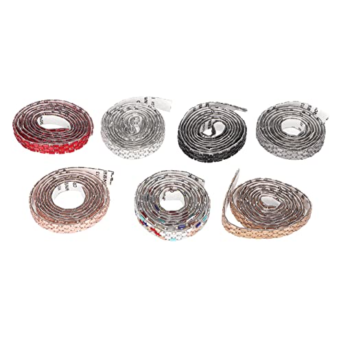 Strassbänder 1 cm Breite DIY Schneiden gefärbte Glasur Selbstklebstoffstreifen 7 Meter von LIYJTK